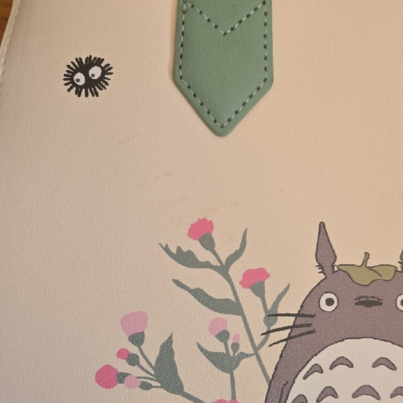 Studio Ghibli My Neighbor Totoro Sage Green Satchel Bag - Picture 2 of 8